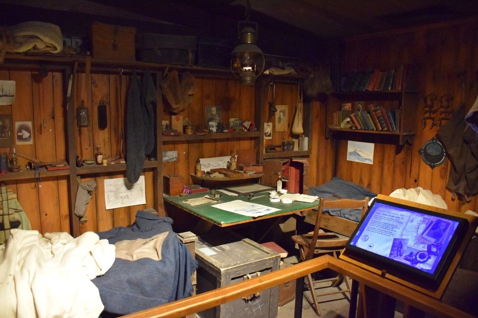 Neuseeland - Auckland - Ein Nachbau der 100 Jahre alten Hütte von Robert Scott bei seiner Nordpolexpedition 