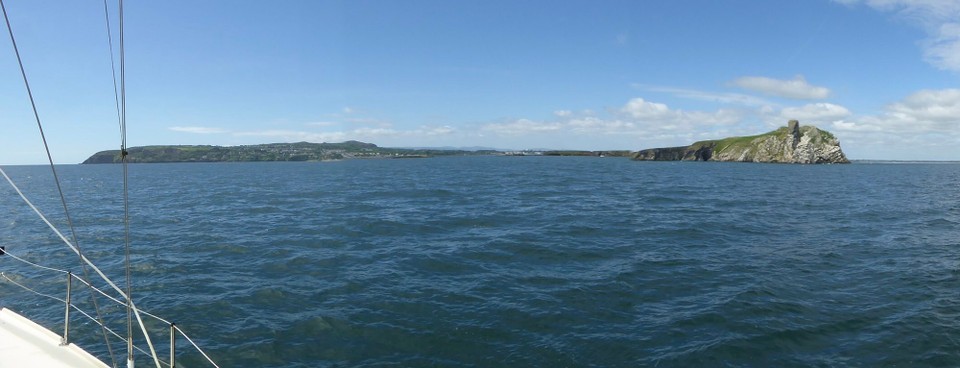 Ireland - Killiney - Howth on the left, Ireland’s Eye to the right.