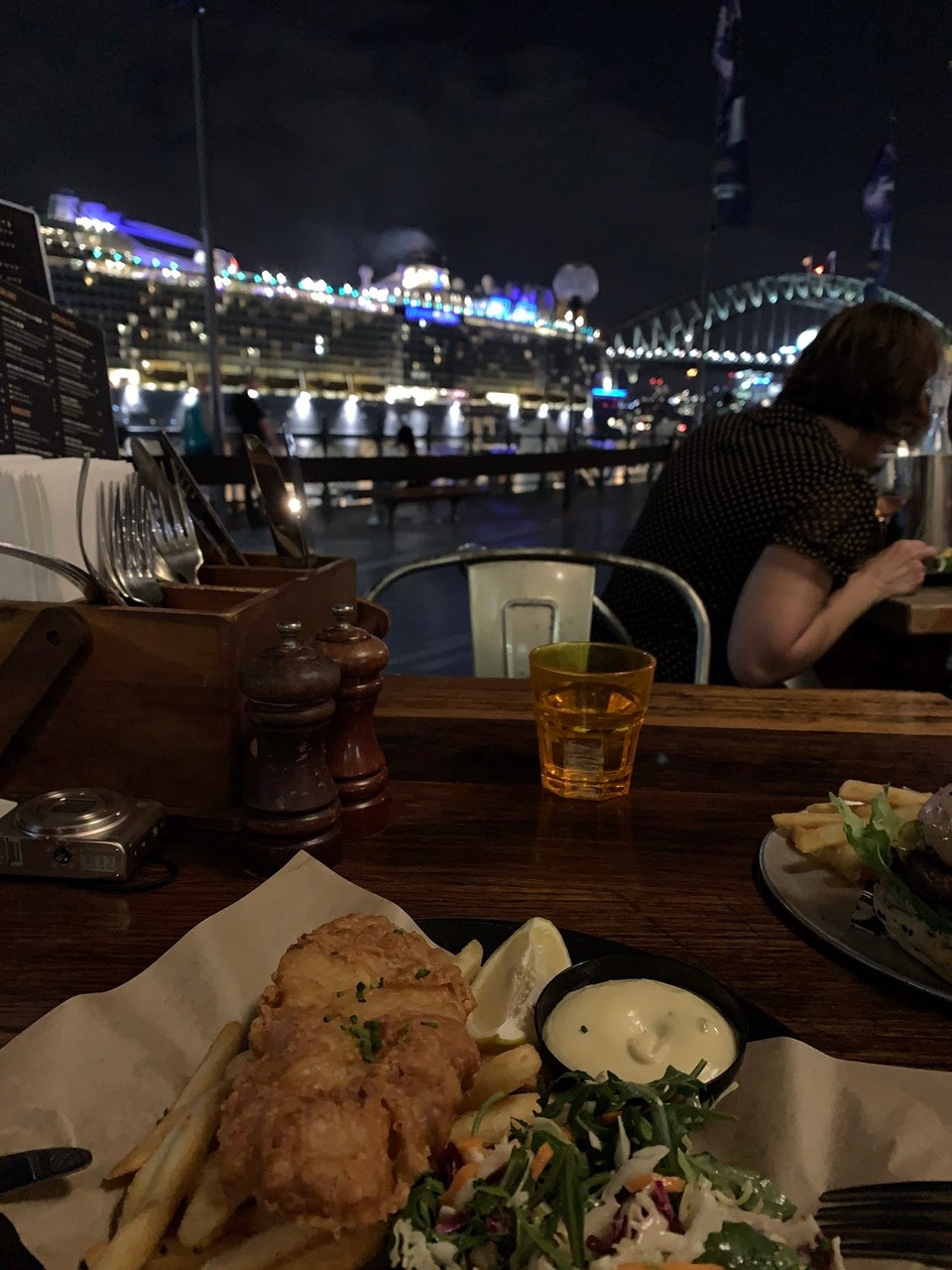Australien - Haymarket - Fish & Chips mit traumhafter Skyline