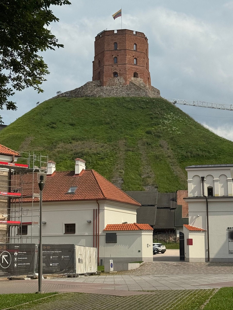 Litauen - Vilnius - Da gehts hoch 