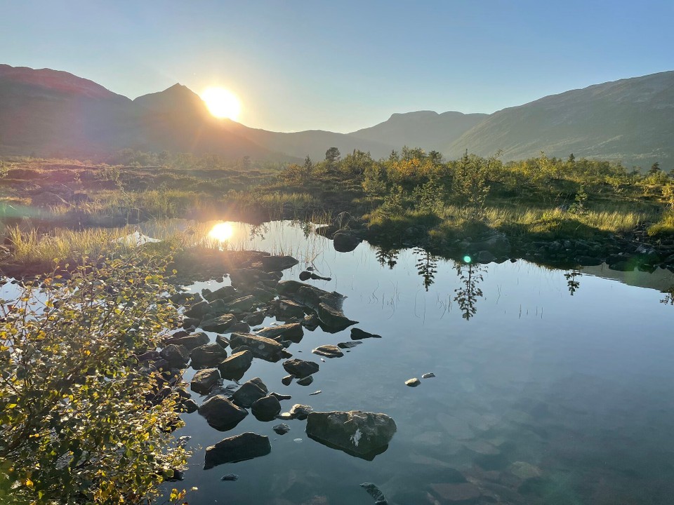 Norwegen - Skaland - Sonnenuntergang 
