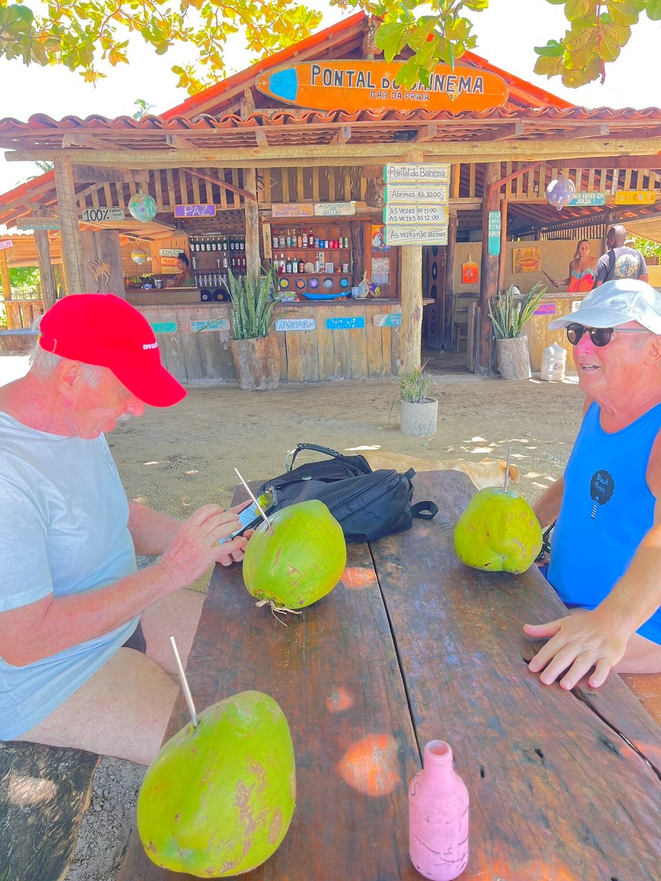 Brasilien - Cairu - Aqua De Coco am Traumstrand