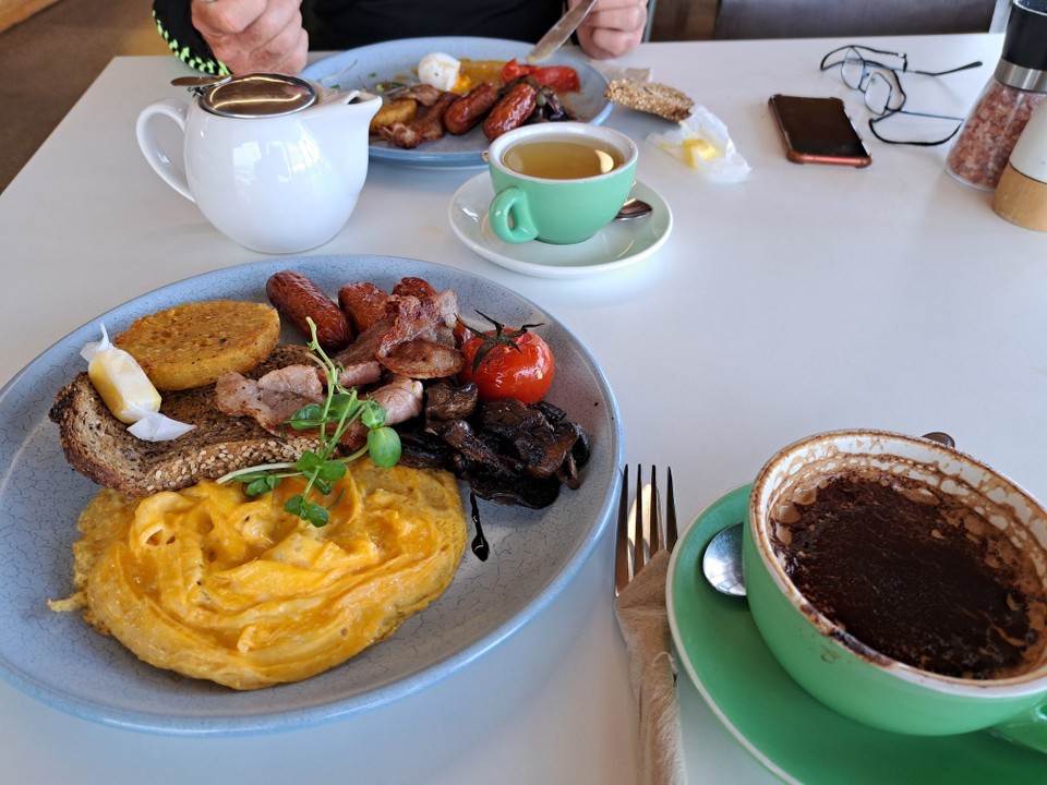 Neuseeland - Auckland - Morgenessen 