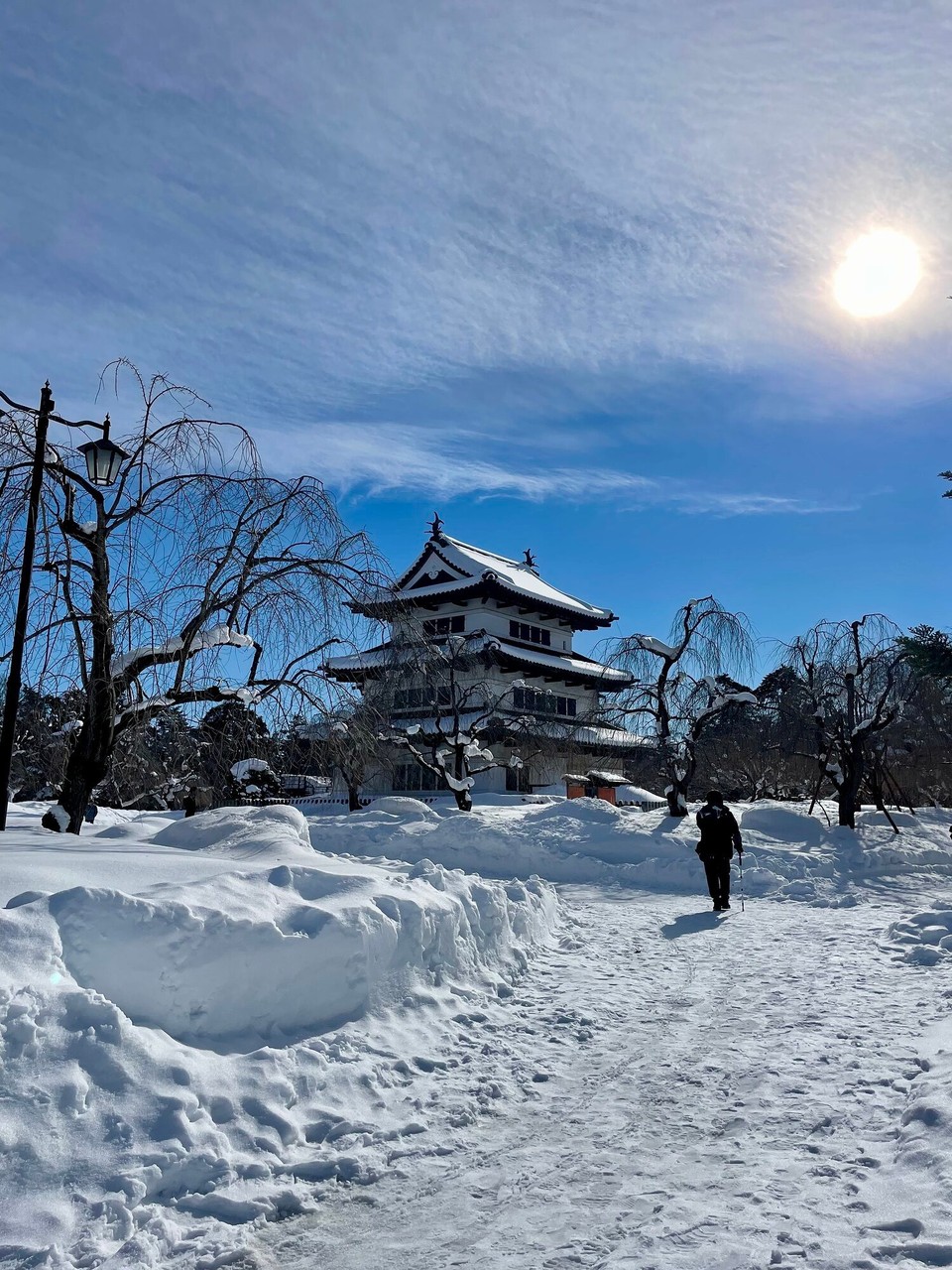 Japan - Hirosaki - Burg vo Hirosaki, de Hauptsitz vo de Tsugaru