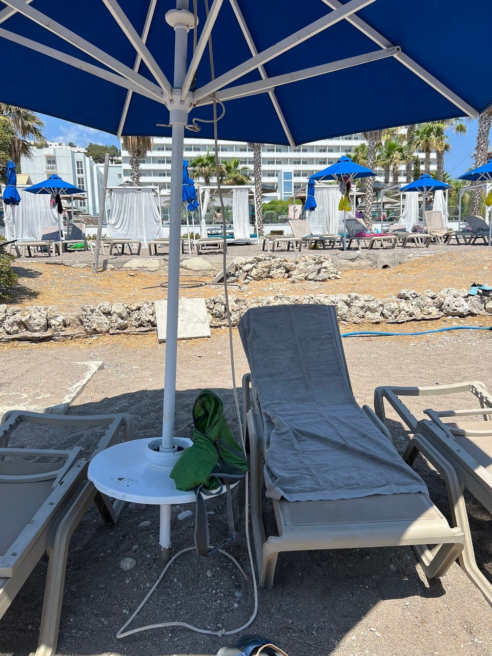 Griechenland - Koskinou - Da habe ich mich heute (und fast immer) niedergelassen.