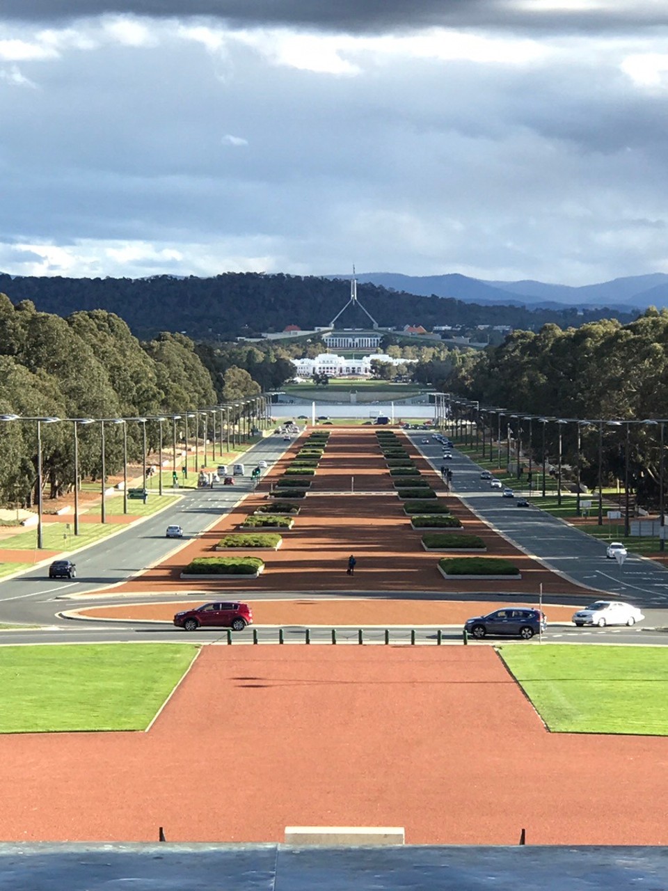 Australia - Canberra - Parliament House.. old and new