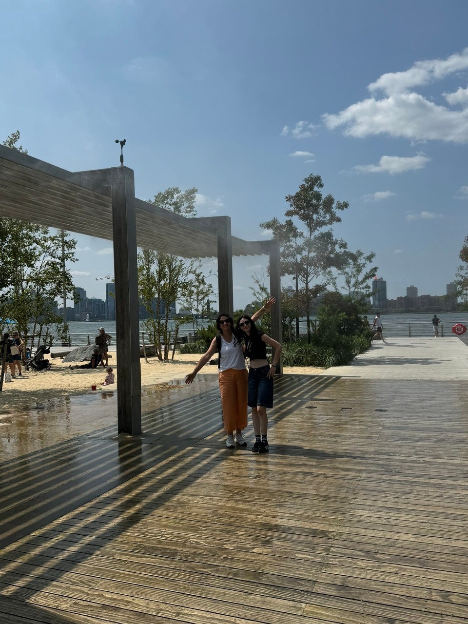 Vereinigte Staaten - New York - Kurze Erfrischung an die Piers