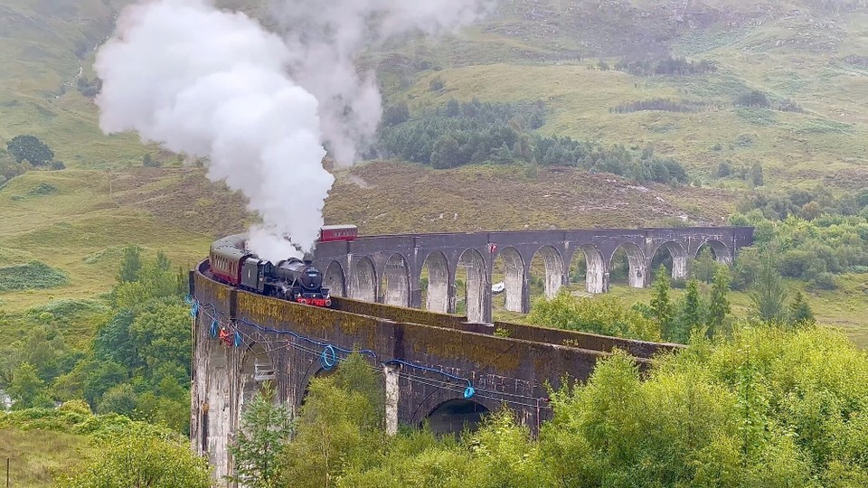 United Kingdom - Glenfinnan - Le célèbre « Jacobite Steam Train »