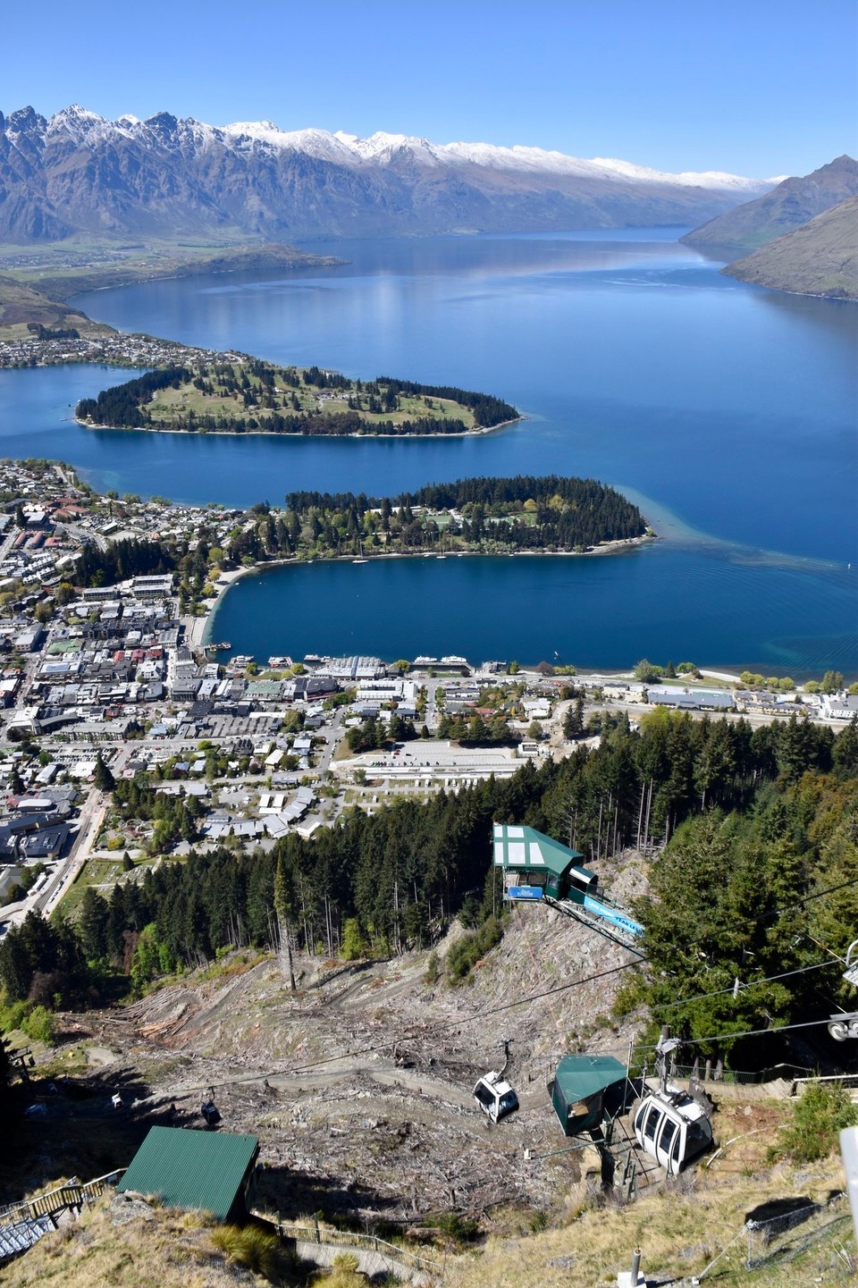 Neuseeland - Queenstown - Schnell rein in die Skyline und hoch auf den Berg.