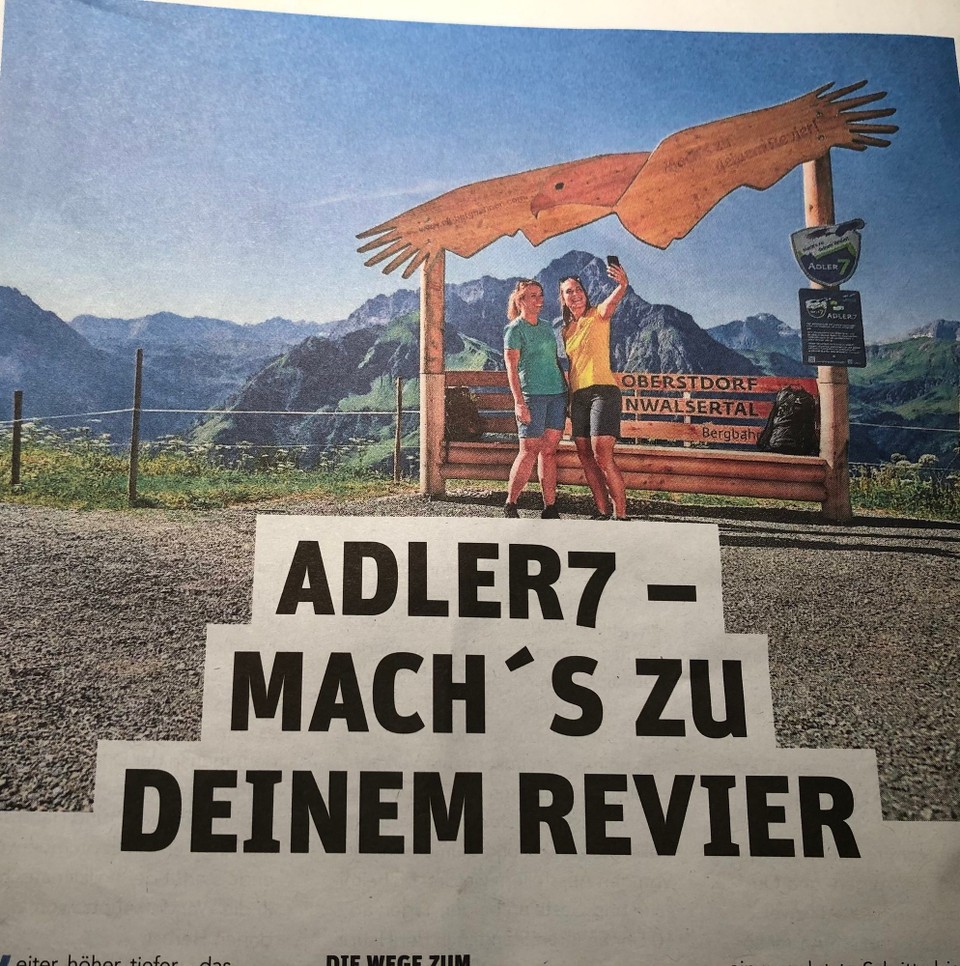 Deutschland - Oberstdorf - Gesehen im Kreisbote Gästepanorama Allgäu/Titol.‘Schöner Urlaub‘