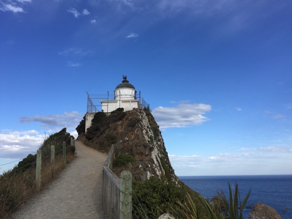 Neuseeland - Kaka Point - Leuchtturm am Nugget Point