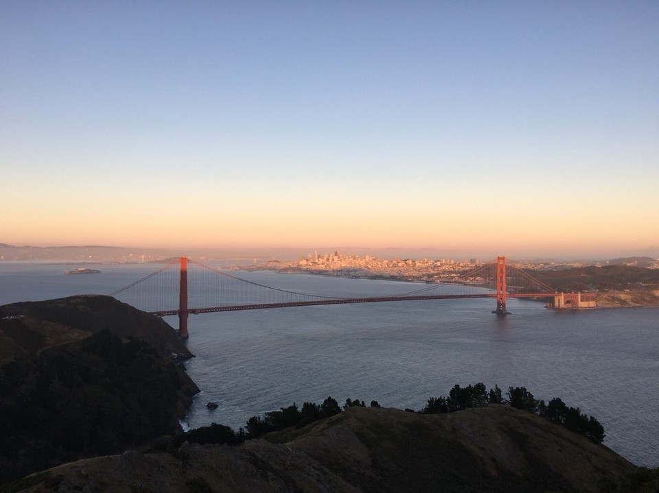 Vereinigte Staaten - San Francisco - Oh und ohne dieses Bild wäre es wohl nicht San Francisco - Die Golden Gate Bridge und das ganze sogar ohne Nebel