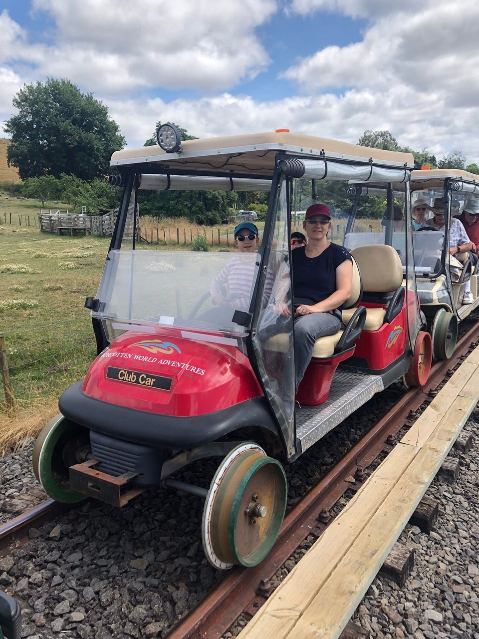 Neuseeland - Matiere - Das ist unser rail cart  . 