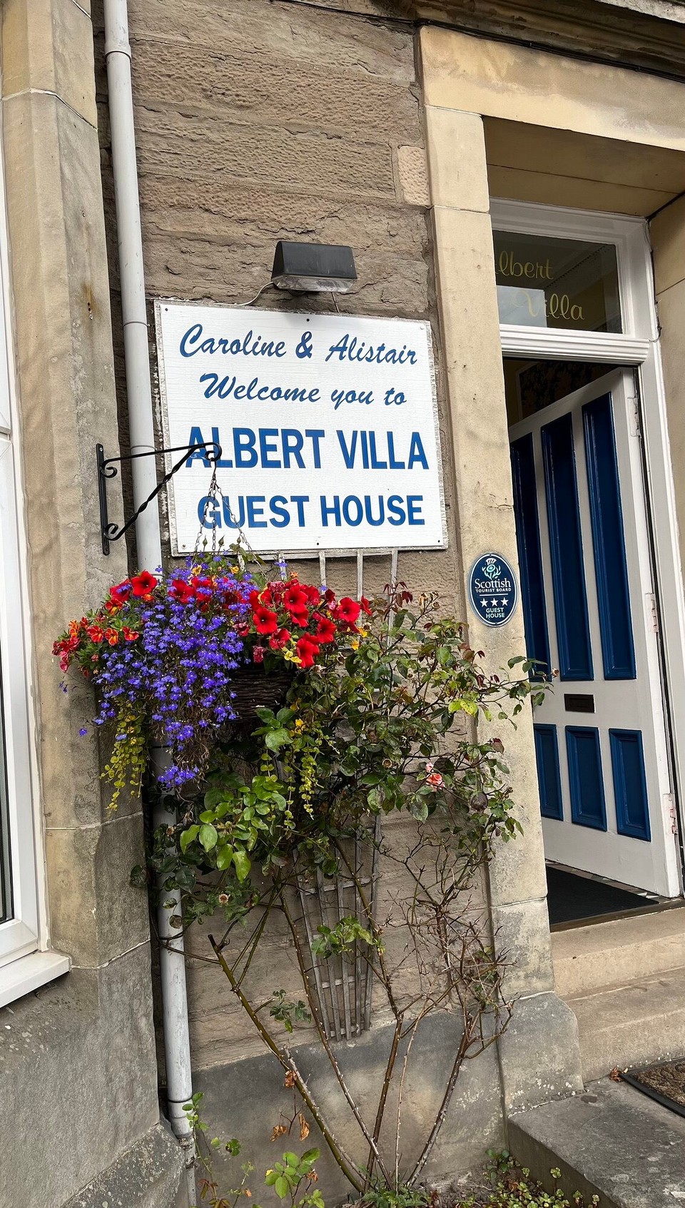 United Kingdom - Perthshire - Albert Villa Guesthouse - notre 1er logement 