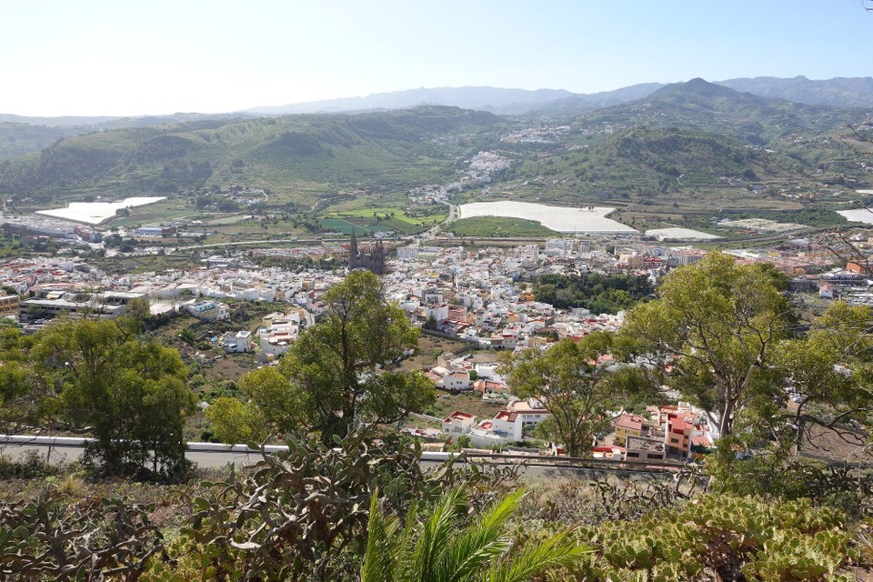 Spanien - Las Palmas de Gran Canaria - Arucas vum Montana (410 m hi) am Kraterkessel