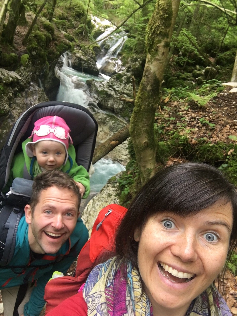Slowenien - Bovec - Halloooo vom Wasserfall