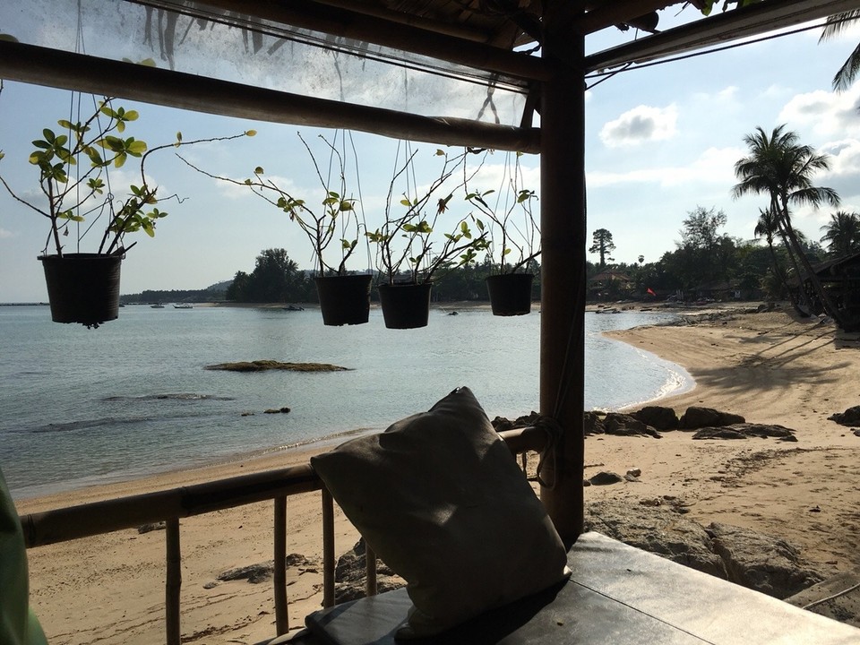 Destination 24 -  - Ausblick von einem der Bungalows in meinem Hostel