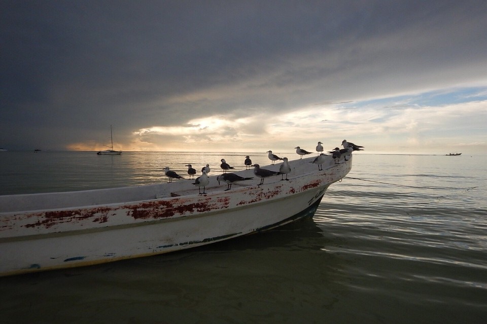 Mexiko - Lázaro Cárdenas - Flüchtlingsboot 