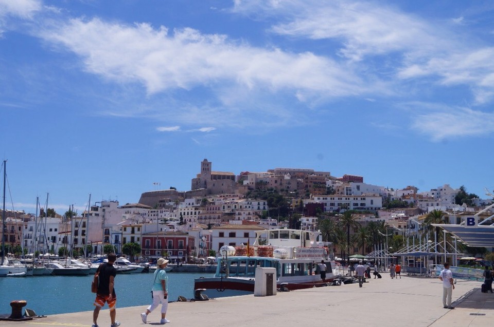 Spanien - Ibiza - Schoener blick auf die Altstadt.