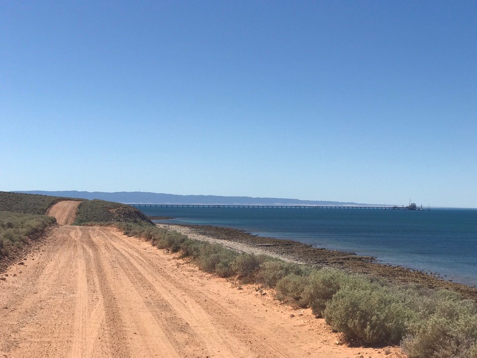  - Australia, Whyalla - Took the dirt track to Point Lowly which hugged the coastline