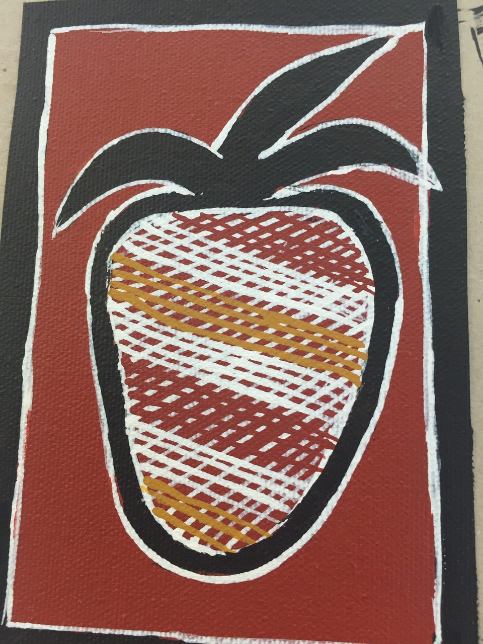 Australien - Katherine - Versuch einer Erdbeere. Hat aber auch was von Ananas 