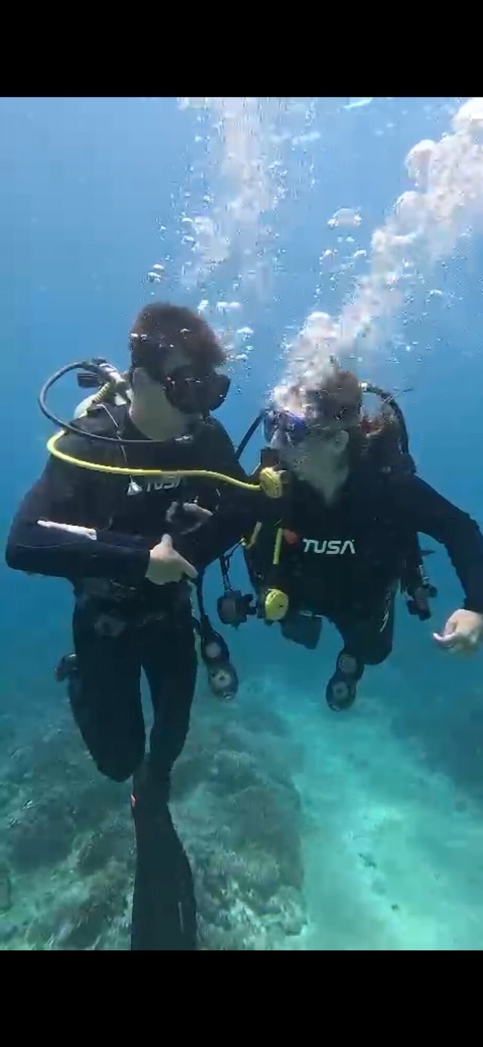 Indonesien - Karangasem - Au under Wasser bi da Üabiga woma Luft teila muas harmoniert das.🥰