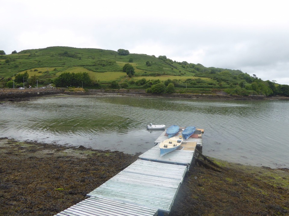 Ireland - Glandore - The quay at Union Hall has been extended (presumably for the rowing boats), and is now accessible at all states of the tide - the extension even has carpet!