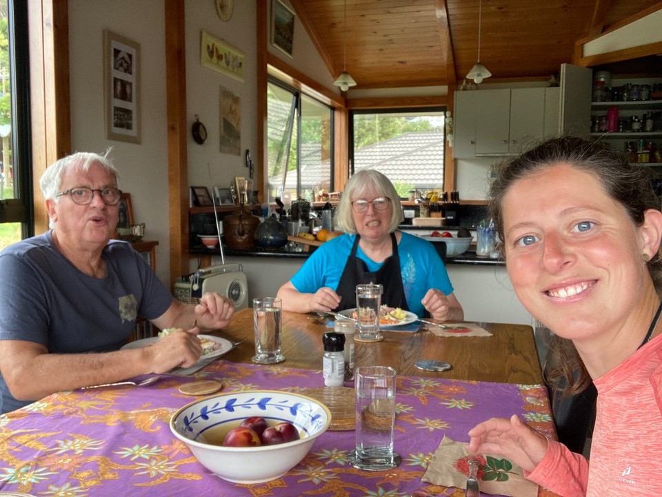 Neuseeland - Picton - Abendessen bei Roger und Sue