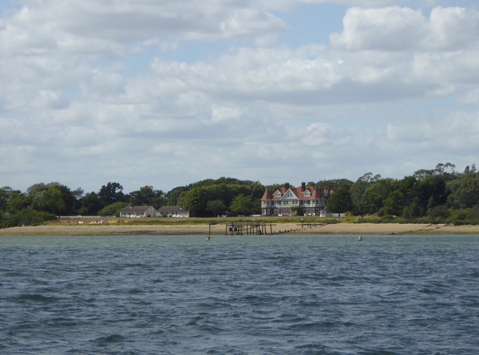 United Kingdom - Southminster - Owned by Nigel Frieda,a music producer, and used as a private retreat for musicians to record, Osea Island is 1.5km square and connected to the north bank of the Blackwater by a causeway which is covered at high tide.