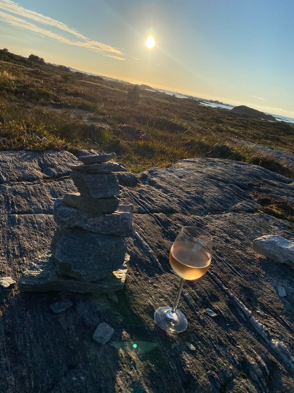 Norwegen - Averøy - Wir hoffen auf einen schönen Sonnenuntergang. 