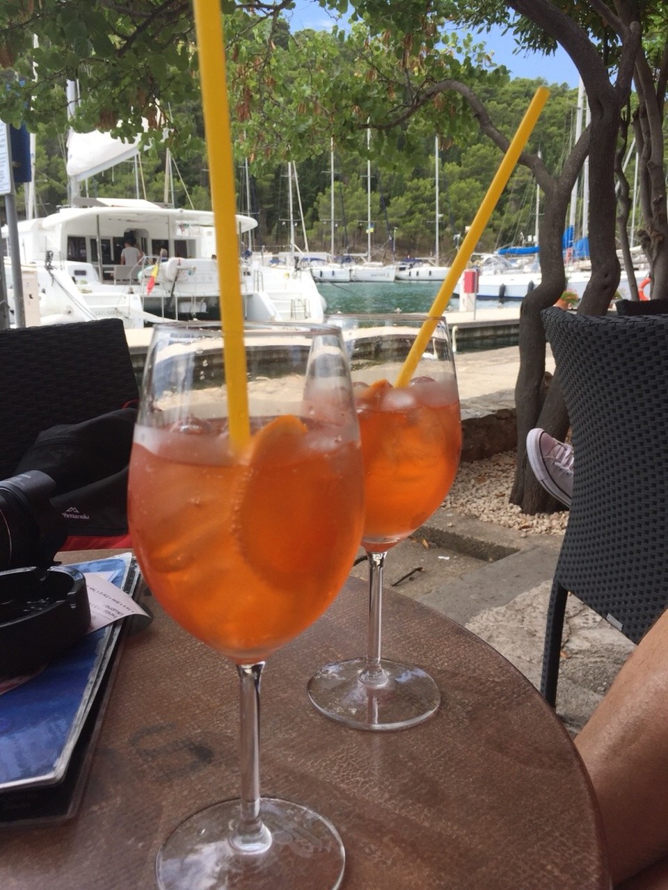 Kroatien - Skradin - Ein Aperol an der Marina zur Entspannung