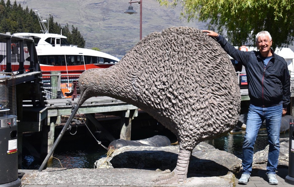 Neuseeland - Queenstown - Da Kiwis nachtaktiv sind, musste der für ein Foto herhalten.