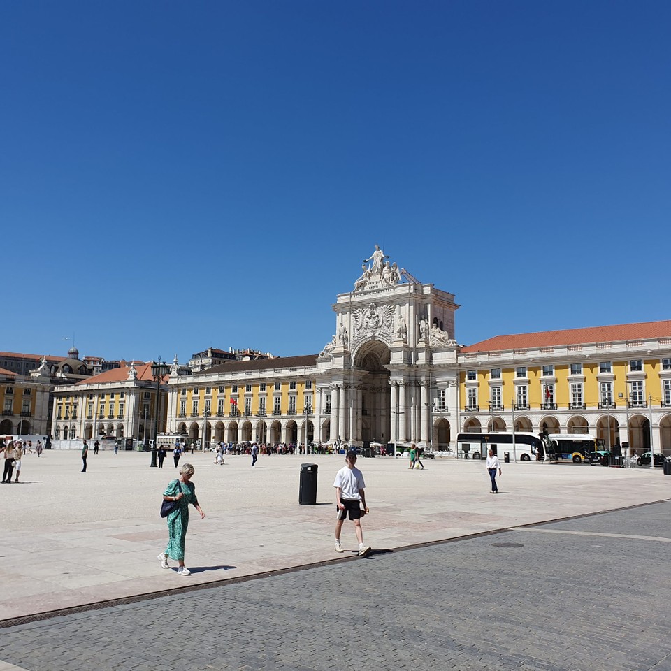 Portugal - Lissabon - Der Arco da Rua Augusta verbindet den Platz Praça do Comércio am Meer mit der Einkaufsstraße Rua Augusta im Zentrum von Lissabon.