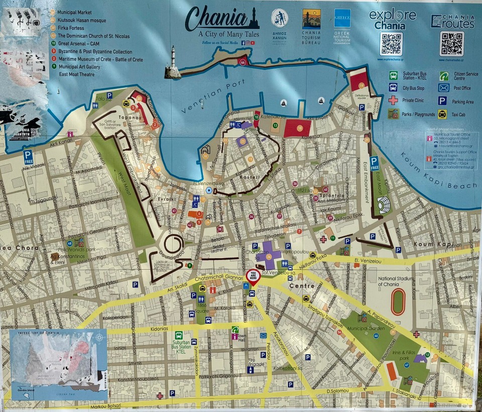 Griechenland - Chania - Schon wieder hier… jetzt noch die „fehlenden“ 3 Läden ansteuern. ;0)
