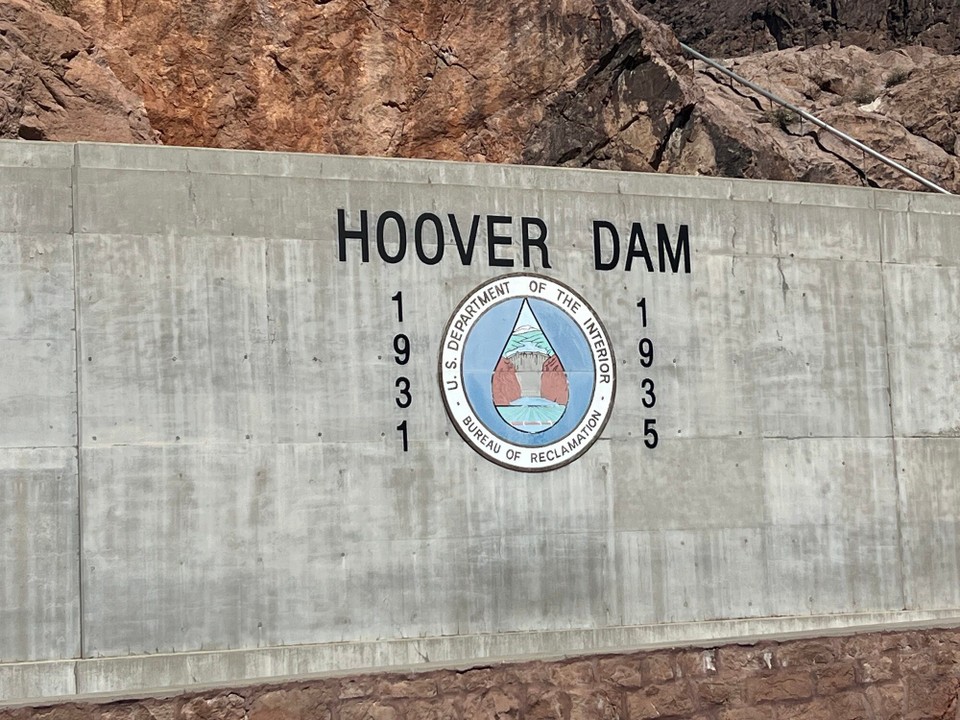 Vereinigte Staaten - Boulder City - Grenze zwischen Nevada und Arizona 