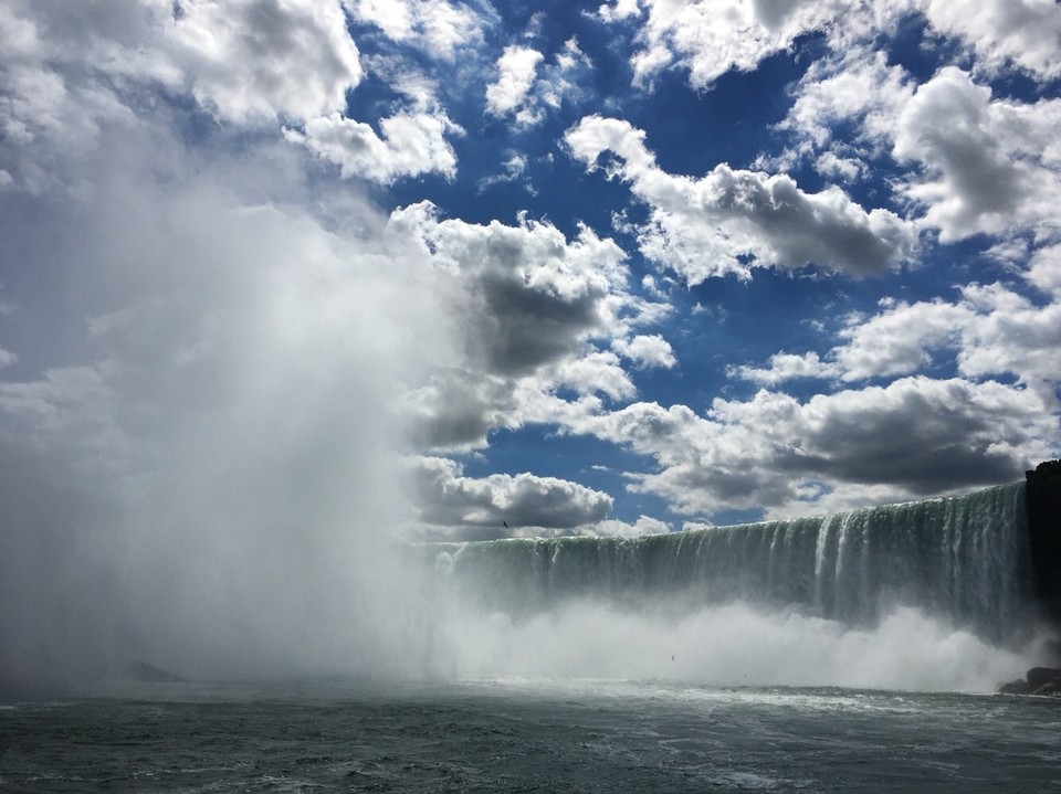  - Kanada, Niagara Falls - Der Horseshoe Fall welcher der kanadische Wasserfall ist