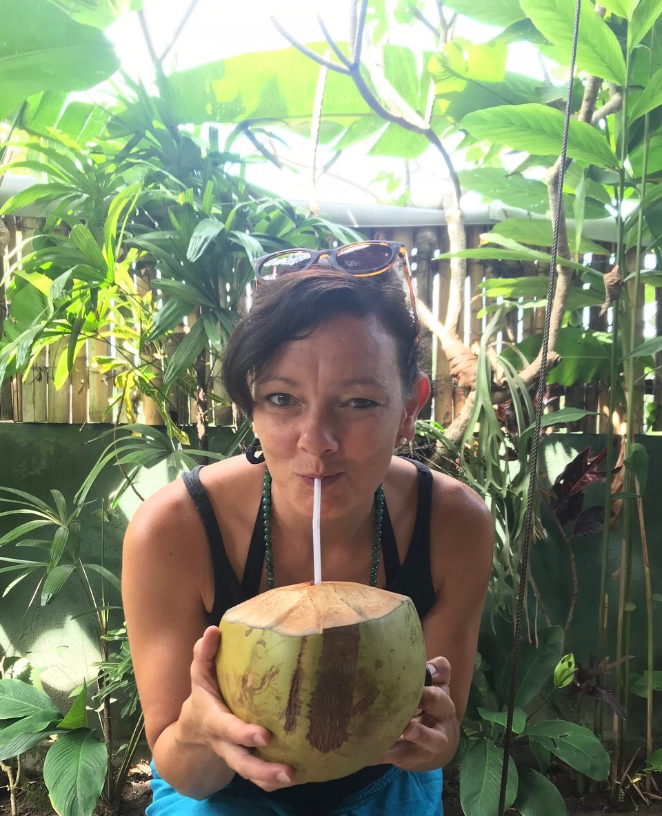 Indonesien - Gianyar - Begrüssungsdrink...