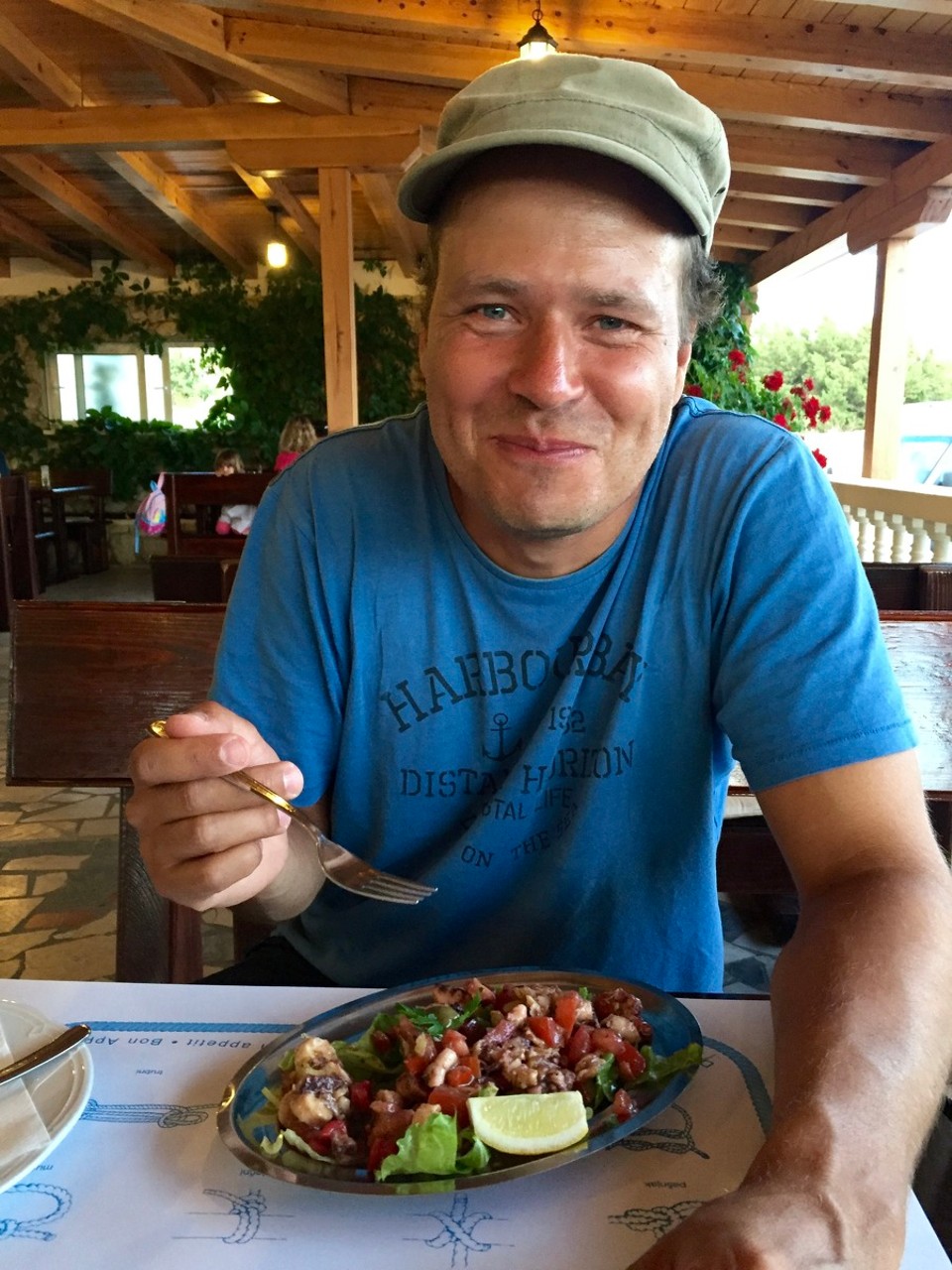 Kroatien - Šimuni - Christian im Glück: Oktopussalat