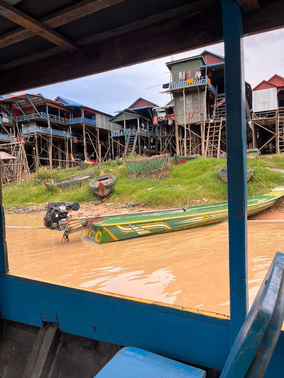 Cambodia - Siem Reap - I found out that if anyone in the community wants to do anything (I.e., get married, divorced, go to work) they have to ask the commune leader who will then approve or deny, a strange system. But one that is difficult when it’s floating as they have to get to the commune via boat 