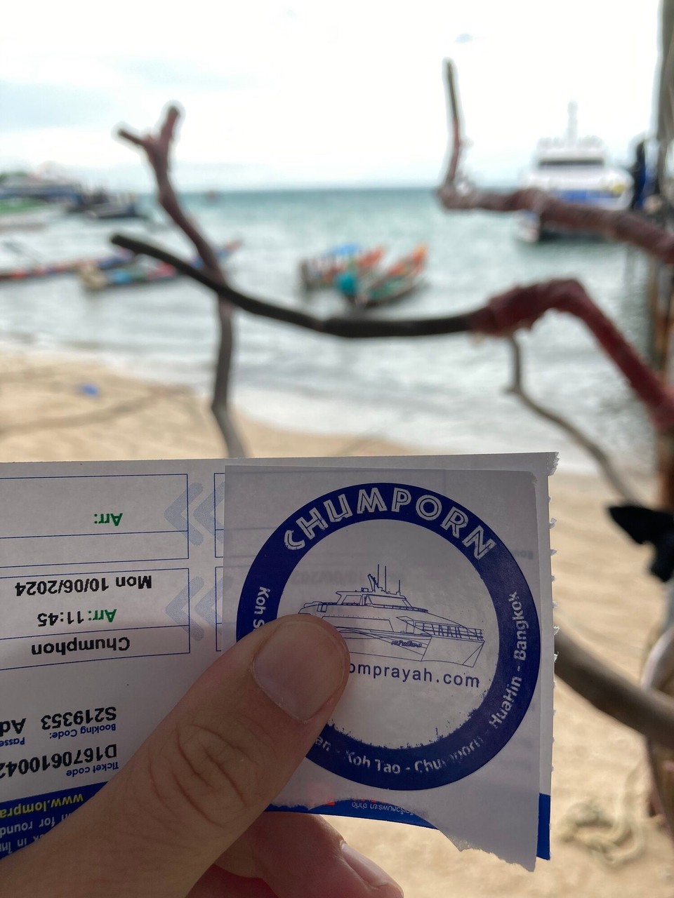 Thailand - Mueang Chumphon - Da haben die sich wohl verschrieben 😂 der Ort heißt eigentlich Chumphon