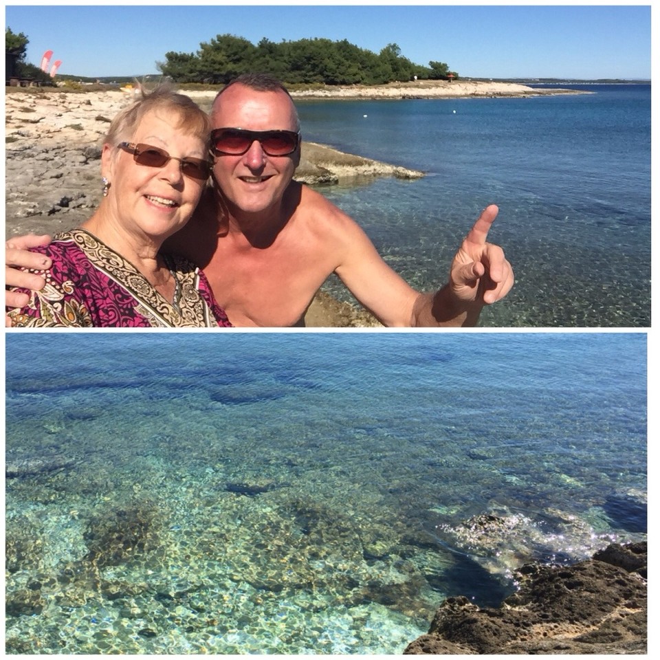 Kroatien - Medulin - Badetag am Kap