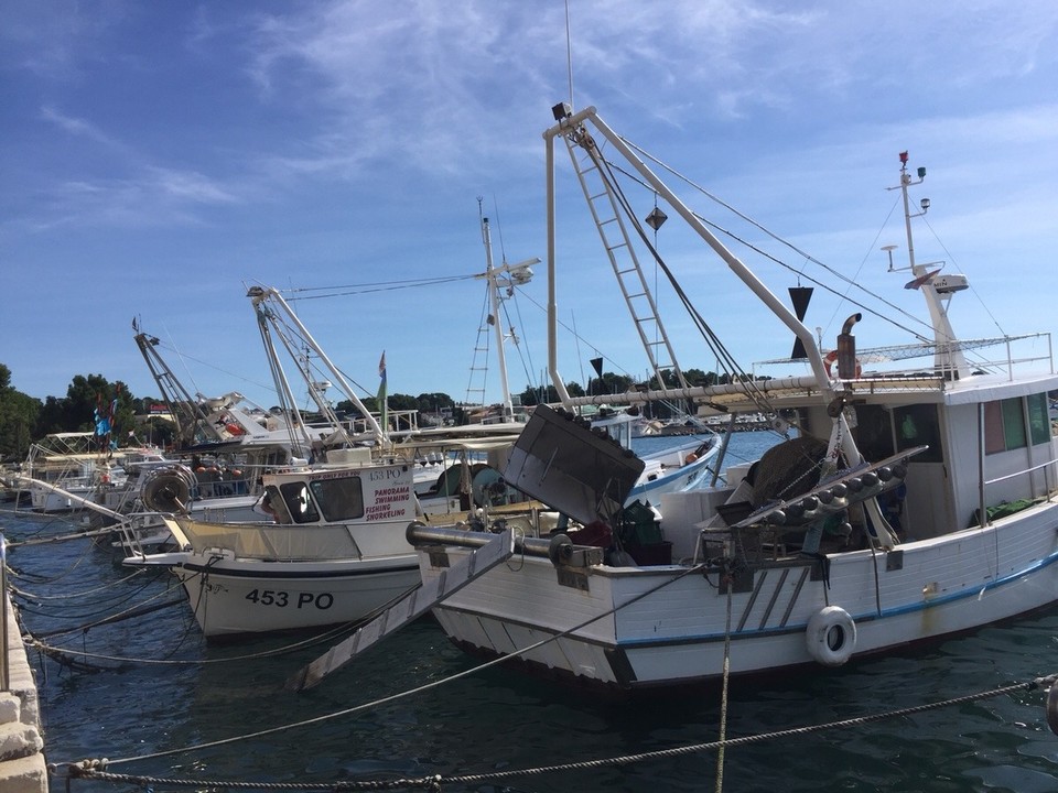 Kroatien - Poreč - Fischerei Hafen