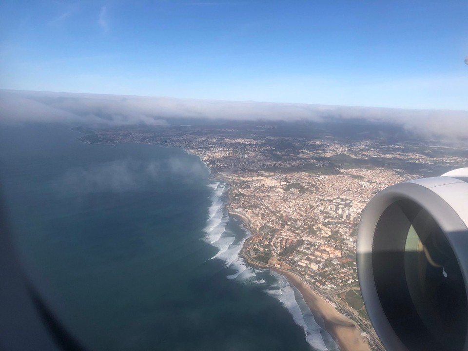 Portugal - Lissabon - Anflug auf Lisboa