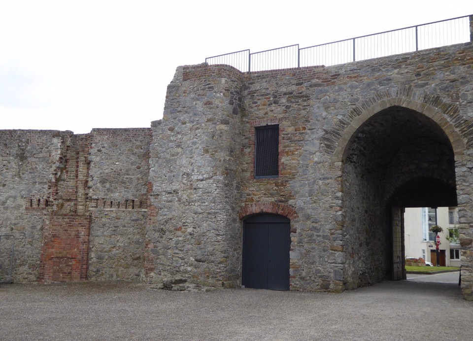 Ireland - Dungarvan - Dungarvan Castle is just along the quay. 