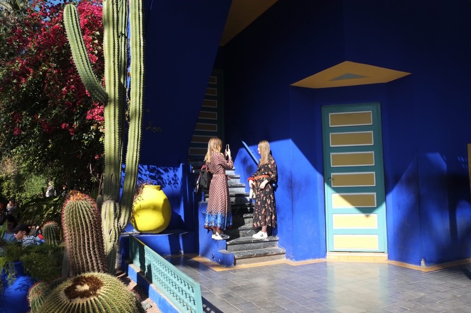 Marokko - Gueliz - Queing ... danach sind wir an der Reihe 😄