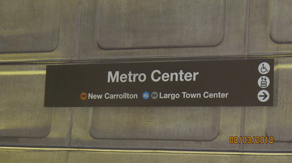 USA - Washington - und schon gehts wieder per Metro heimwärts
