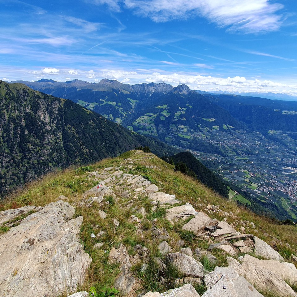 Italien - Meran - Jetzt muß jeder Schritt sitzen...