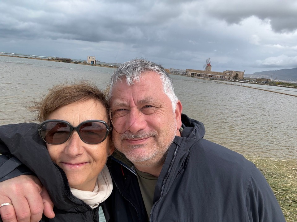 Italien - Marsala - Trapani im Hintergrunf