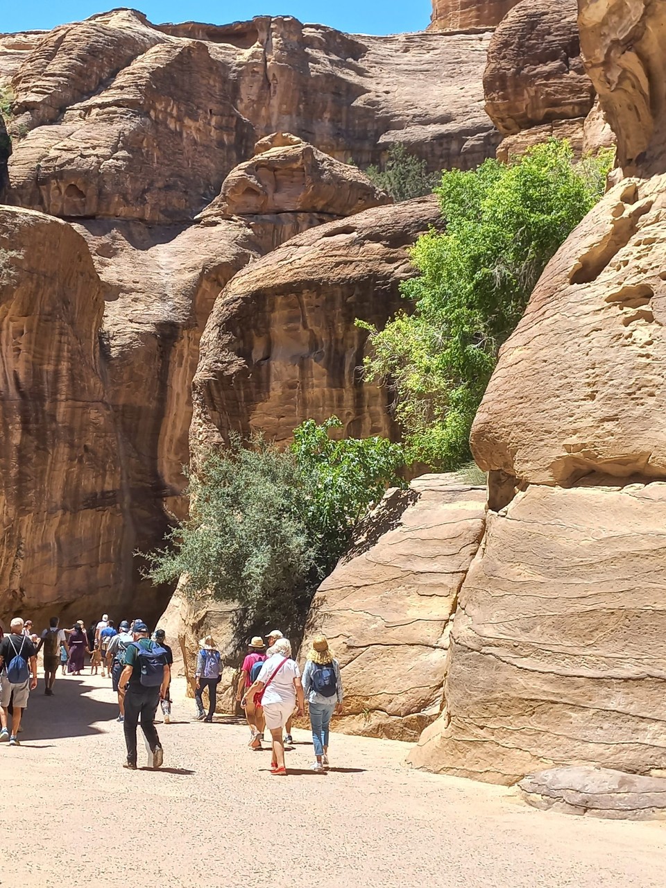Jordanien - Akaba - Eingang in die Siq.