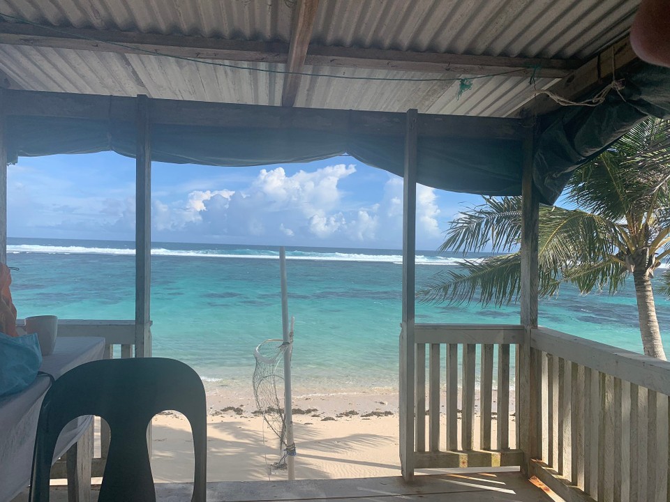 Samoa -  - ... dere Blick nach draussen